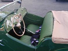 MG TD interior