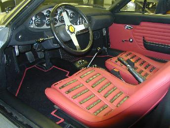 Ferrari leather interior
