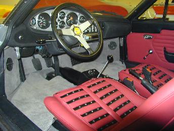 Ferrari leather interior